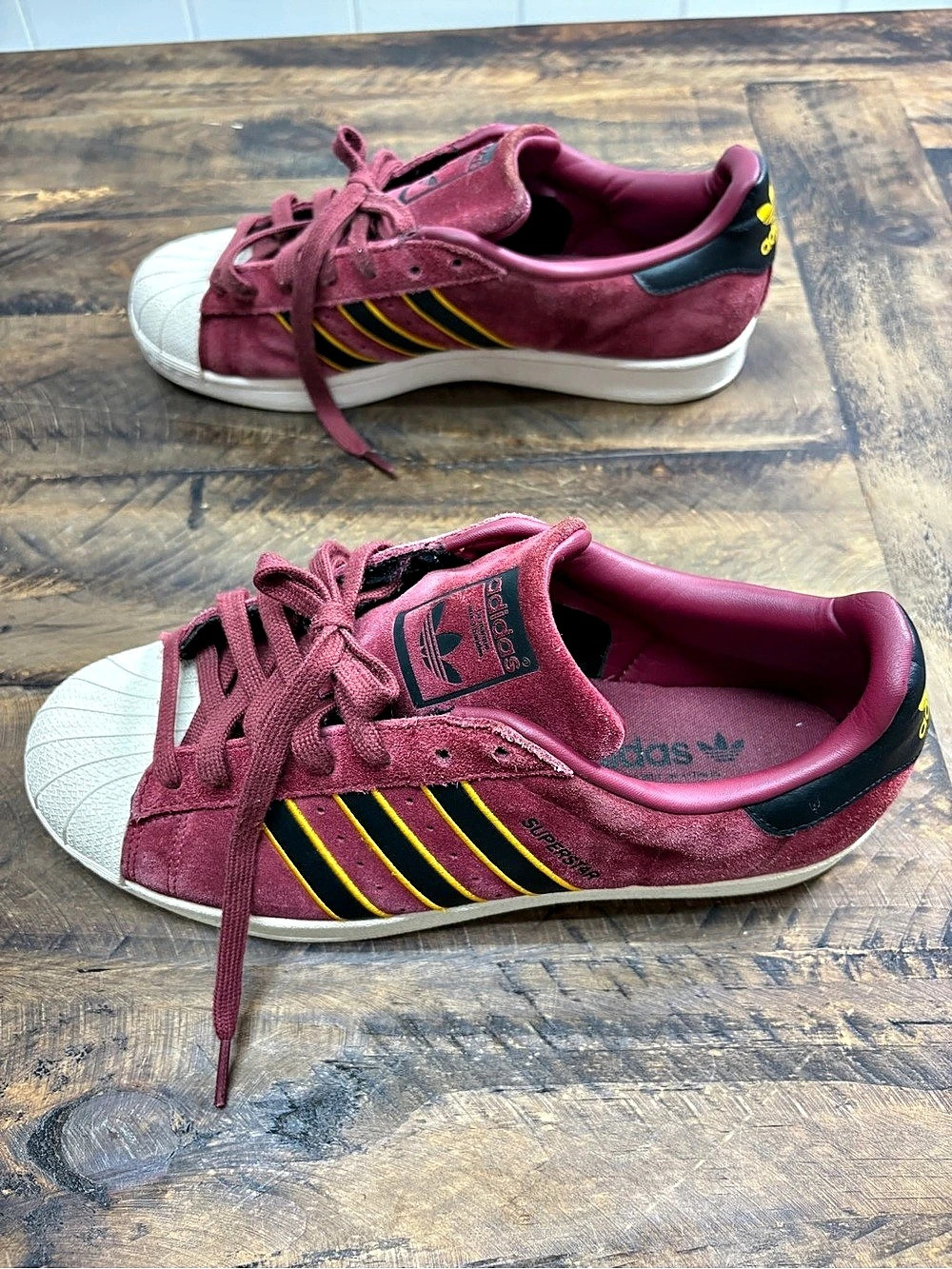 adidas Superstar Sneakers Burgundy US 9